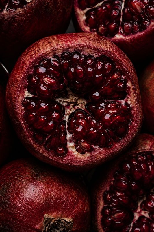 Pomegranate representing whole-food nourishment